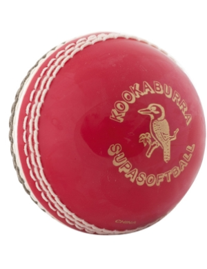 Kookaburra Cricket Super Softaball Jnr - Red/White